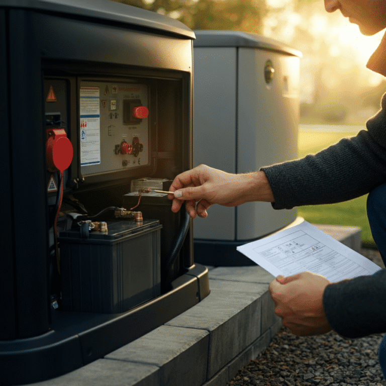 Home Standby Generator Maintenance Checklist