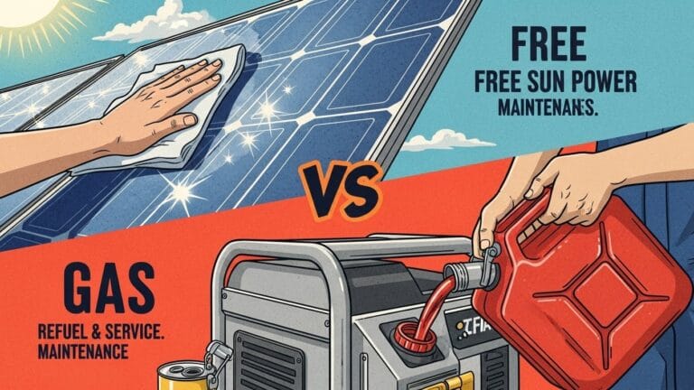 Solar vs. Gas Generators for Camping & RVs