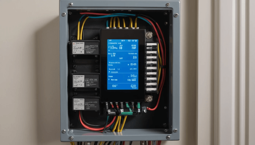Automatic Transfer Switch (ATS) activating the home standby generator during a power outage.